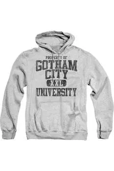 Batman Property Of Gcu Взрослая толстовка с капюшоном / Толстовка с капюшоном Gildan, цвет athletic heather
