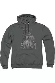 Batman Scary Right Hand Adult Pull Over Hoodie / Толстовка с капюшоном Gildan, цвет charcoal