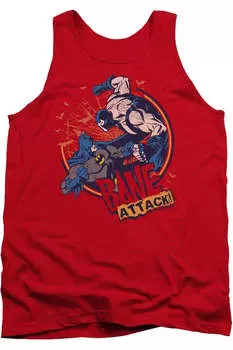 Бэтмен Бэйн Атака! Майка для взрослых Gildan, красный