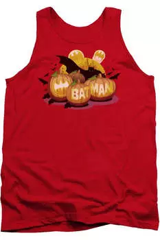 Бэтмен Bat O Lanterns взрослый майка Gildan, красный
