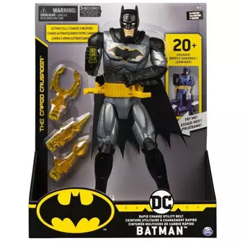 Бэтмен, Делюкс фигурка со светом и звуком, с аксессуарами, 12", 30 см Batman