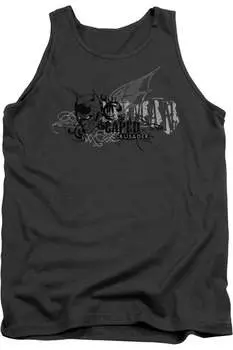 Бэтмен Городской Крестоносец Взрослый Майка Gildan, цвет charcoal