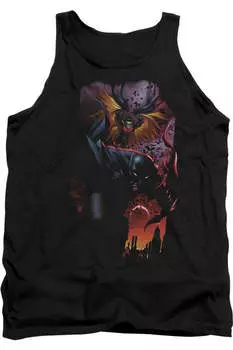 Бэтмен и Робин #1 Майка для взрослых Gildan, черный