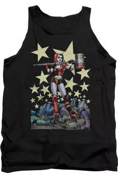 Бэтмен Молот Время Взрослая майка Gildan, черный