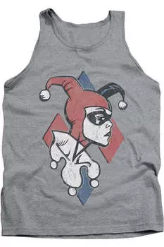 Бэтмен Профилирование Взрослая майка Gildan, цвет athletic heather