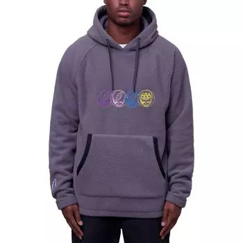 Баттермилк худи из флиса с шеппа 686, серый