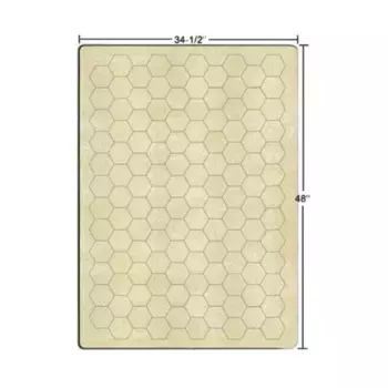 BattleMat — виниловый игровой коврик 23 1/2 X 26 дюймов — шестигранники 1 дюйм, Mats (Chessex)