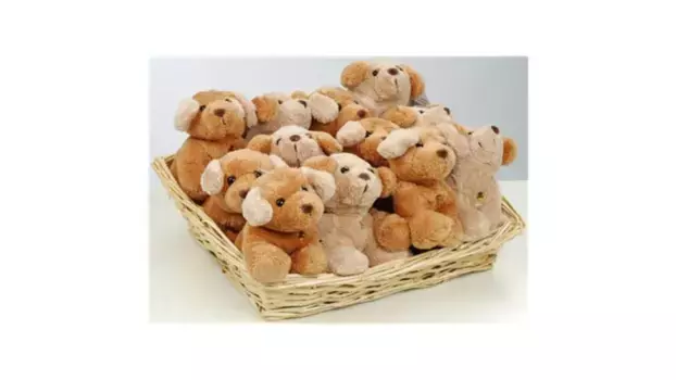 Bauer Животные с сердцем Собака 13см, 1 штука, ассорти