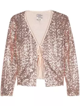 Baum Und Pferdgarten кардиган Juni с пайетками, нейтральный цвет