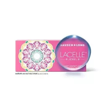 Bausch & Lomb Цветные ежемесячные линзы B+L Lacelle Jewel Blue -4,00, Blue