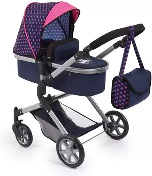 Bayer, Кукольная коляска City Neo темно-синего цвета, 18154AA