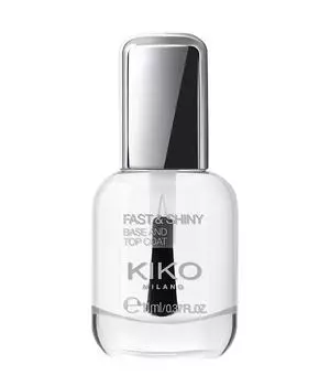 База для ногтей и верхнее покрытие KIKO Milano Fast & Shiny Base and Top Coat, 11 ml