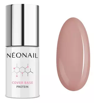 База и топ для гелевых ногтей NeoNail Cover Base Protein, оттенок Cream Beige 7,2 мл