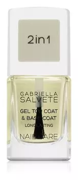 База и топ для ногтей гелевой консистенции Gabriella Salvete Nail Care Top & Base Coat