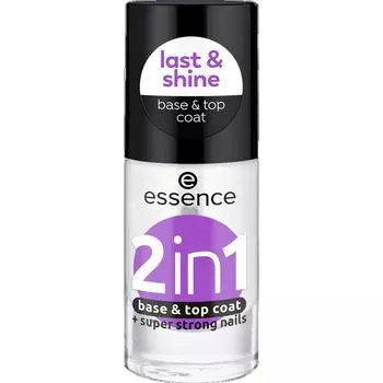 База и верхнее покрытие 2 в 1 essence, 8 ml