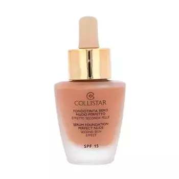 База под макияж с уходом Fondo De Maquillaje En Suero Desnudo Perfecto Collistar, цвет biscotto