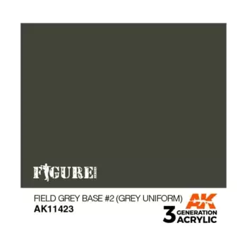 База полевого серого цвета № 2 (серая униформа), 3rd Gen Acrylic - Figure Series