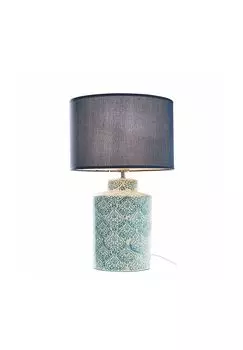 Базас синяя настольная лампа Loberon, синий