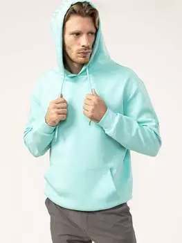 БАЗОВАЯ ТОЛСТОВКА С КАПЮШОНОМ Mania Jeans, светло-голубой