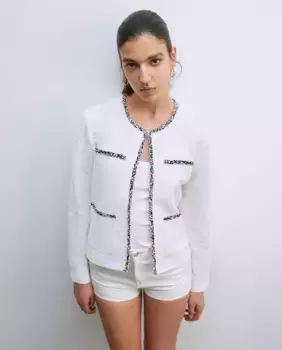 Базовая фактурная куртка Sfera, белый