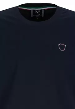 Базовая футболка 19V69 Italia, темно-синий