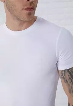 Базовая футболка 2 Pack Pier One, белая/черная