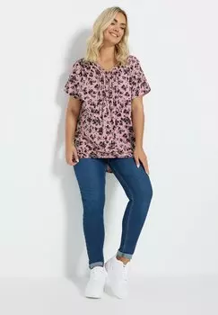 Базовая футболка 2 PACK - Print T-shirt Yours Clothing, белый