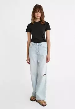 Базовая футболка 2-PACK Stradivarius, цвет Stone