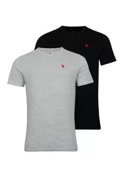 Базовая футболка 2 PACK U.S. Polo Assn., серый