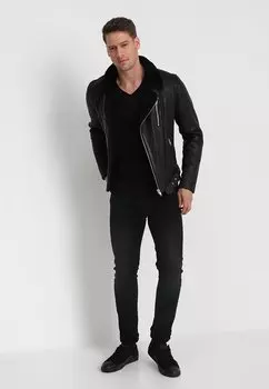 Базовая футболка 2-PACK V-NECK Mustang, цвет black