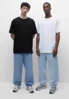 Базовая футболка 2 Пакета PULL&BEAR, цвет black / white