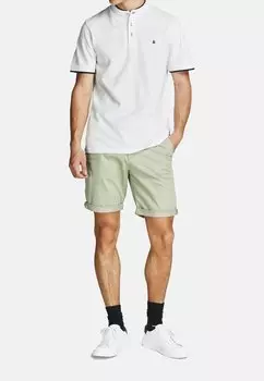 Базовая футболка 2ER PACK PAULOS MAO Jack & Jones, белый