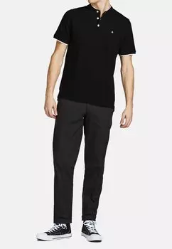 Базовая футболка 2ER PACK PAULOS MAO Jack & Jones, черный