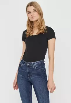 Базовая футболка 2ER-PACK Vero Moda, черный