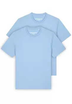 Базовая футболка 2ER PACK watapparel, светло-голубой