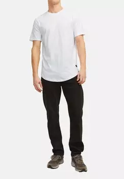 Базовая футболка 3 PACK Jack & Jones, белый/черный
