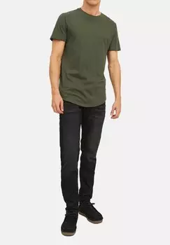 Базовая футболка 3 PACK Jack & Jones, оливковый