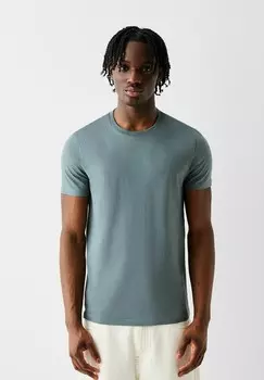 Базовая футболка 3-PACK OF REGULAR FIT Bershka, белый