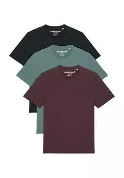 Базовая футболка 3ER MULTIPACK watapparel, светло-коричневый