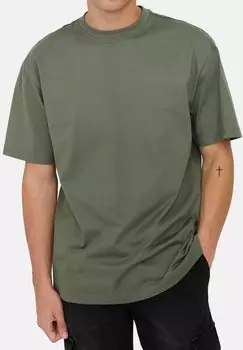Базовая футболка 3ER PACK FRED Only & Sons, зеленый