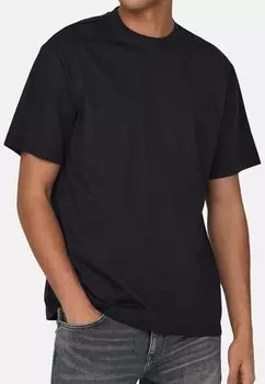 Базовая футболка 3ER PACK FRED Only & Sons, черный