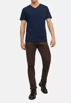 Базовая футболка 3ER PACK Jack & Jones, темно-синий