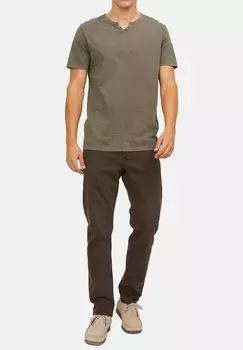 Базовая футболка 3ER PACK SPLIT Jack & Jones, цвет Wei Beige Grn
