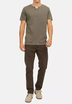 Базовая футболка 3ER PACK SPLIT Jack & Jones, темно-зеленый