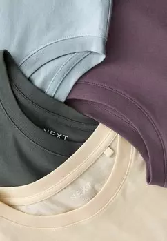 Базовая футболка 4 PACK REGULAR FIT Next, синий