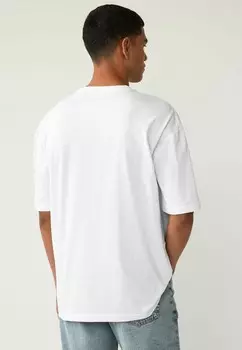 Базовая футболка 5 PACK RELAXED FIT SHORT SLEEVE CREW NECK Next, белый
