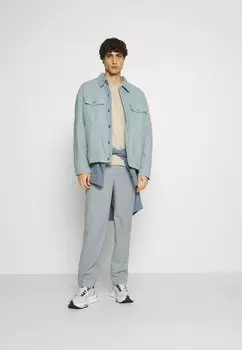 Базовая футболка 5 ПАКЕТ Pier One, темно-серый/темно-синий/оливковый