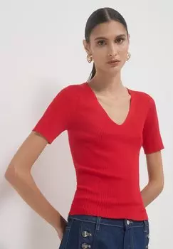 Базовая футболка A COL EN V Calliope, красный