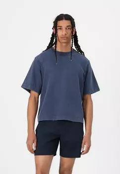 Базовая футболка Abercrombie & Fitch, темно-синий