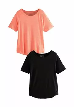 Базовая футболка ACTIVE SPORTS SHORT SLEEVE CREW NECK 2 PACK Next, черный